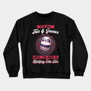 The Rope Is Splitting Into Two - Jump Rope Crewneck Sweatshirt